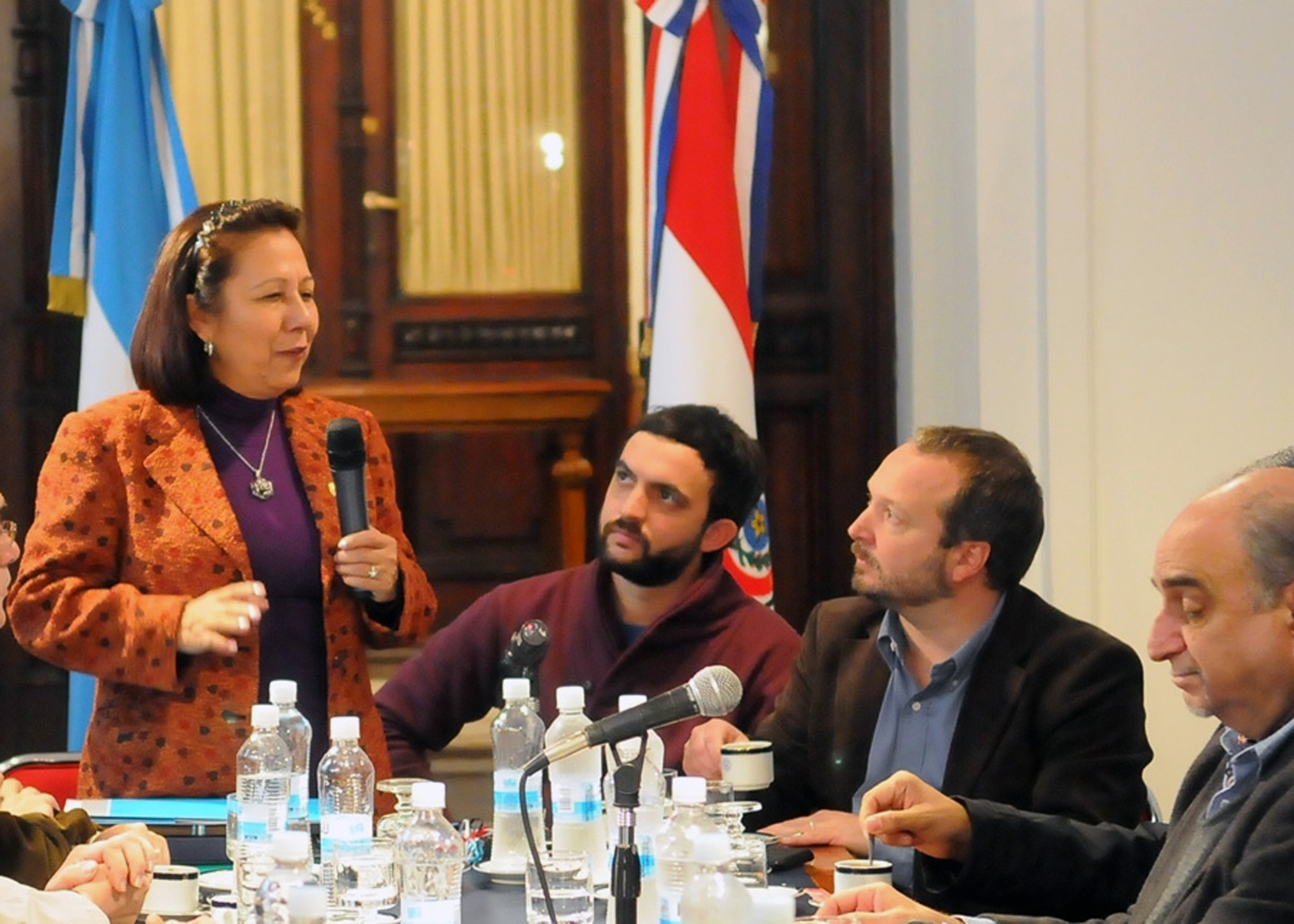 Diputados Nacionales recibieron a la legisladora paraguaya que Aida Robles