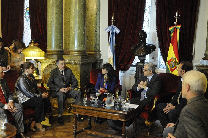 La HCDN recibió a funcionarios de la Embajada de Bolivia en el país