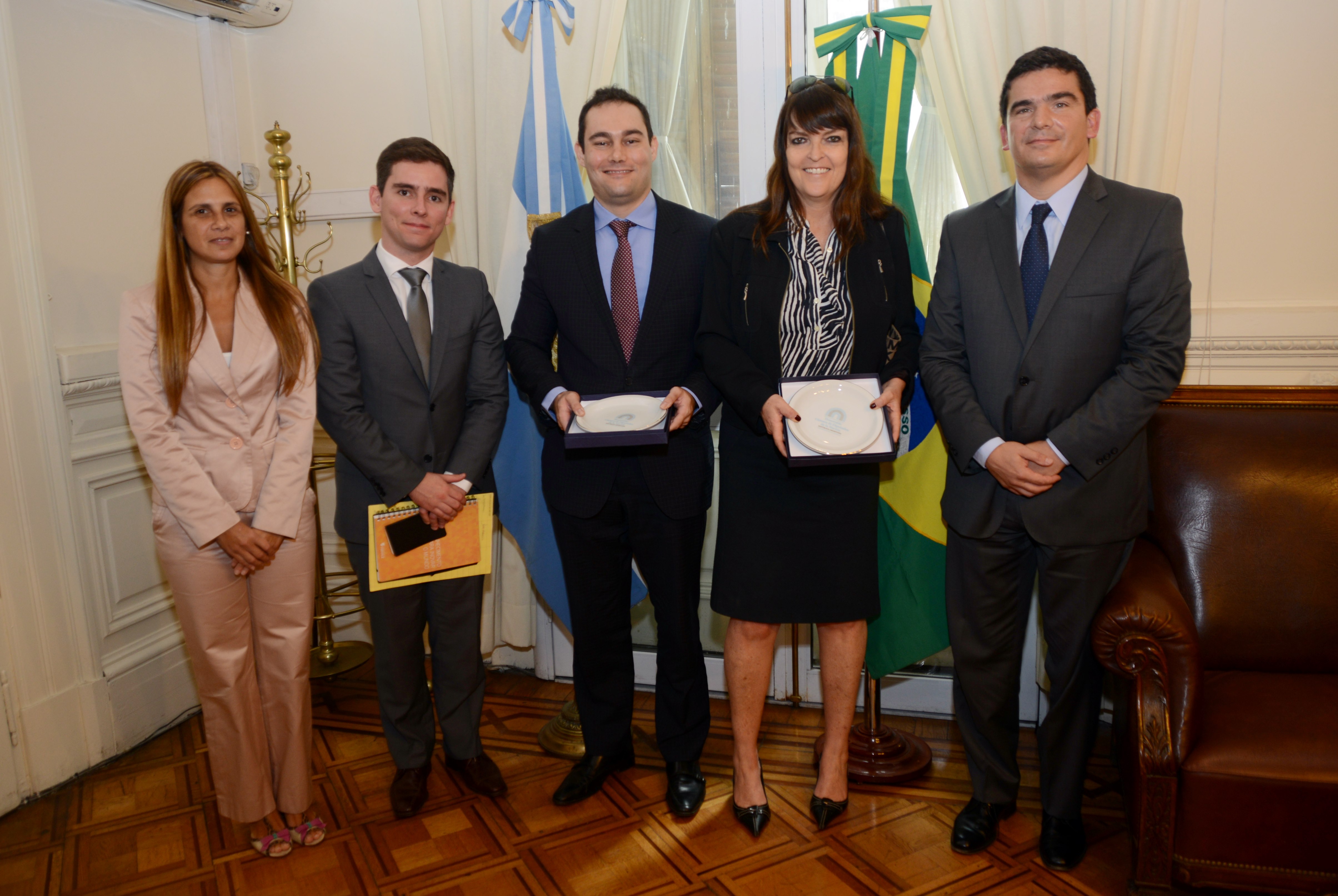 Funcionario de la Embajada brasileña se reunió con el Director General de Relaciones Internacionales