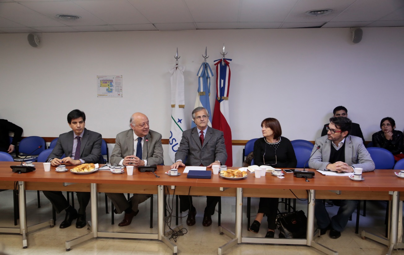 El Embajador chileno fue recibido por la Comisión del MERCOSUR