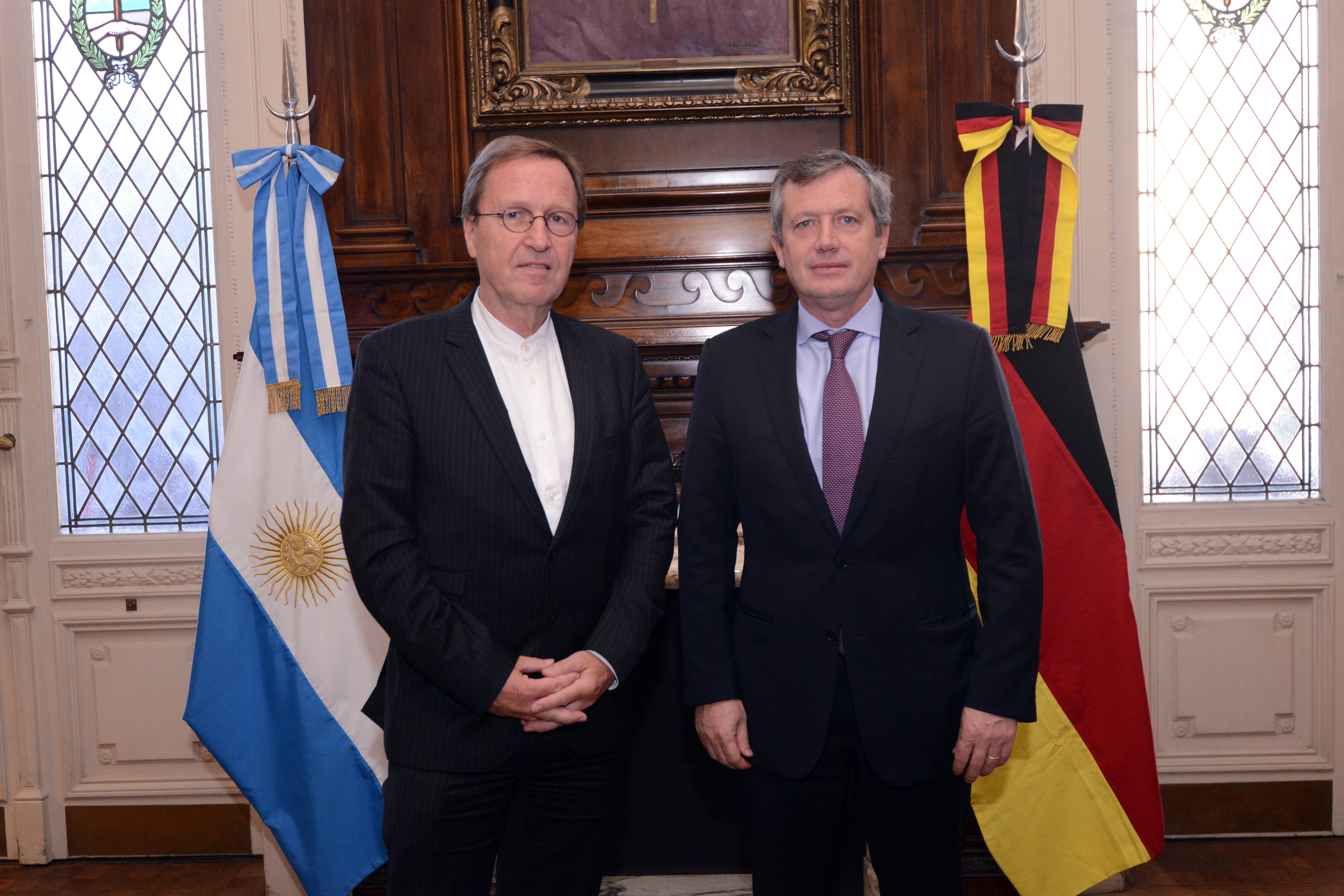 El Director General Ministerial y Vicedirector del Parlamento alemán, Profesor Ulrich Schöler visitó la Cámara de Diputados de la Nación