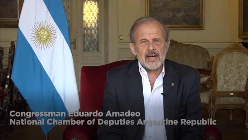 El Diputado Nacional Eduardo Amadeo, en el Foro de Seguridad del Hemisferio Occidental