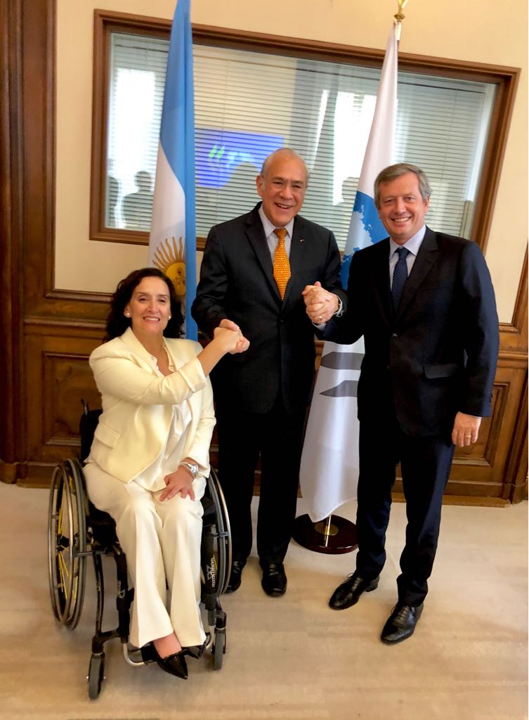 Monzó y Michetti se reunieron con el Secretario General de la OCDE