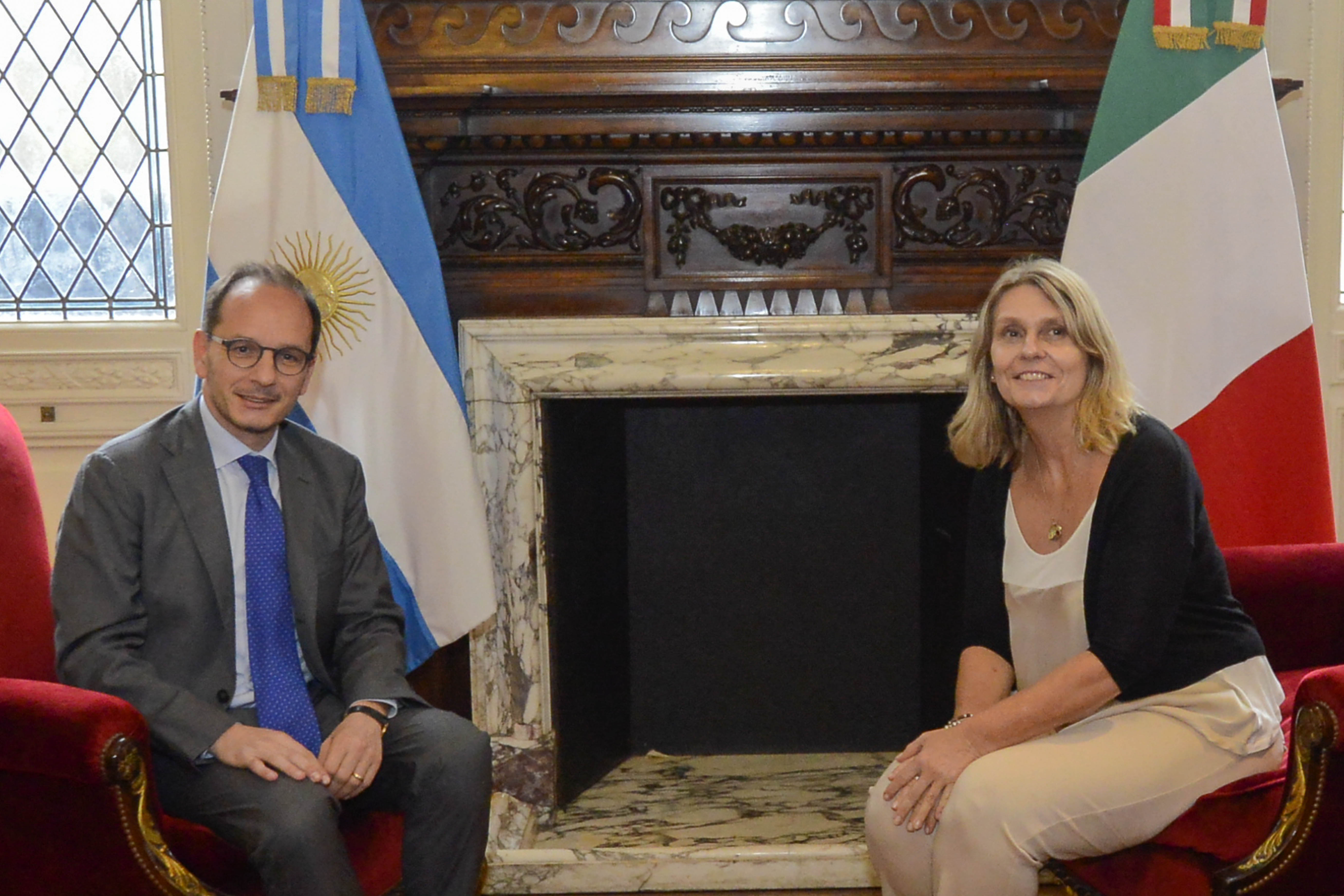 El Embajador de la República Italiana visitó la Cámara de Diputados