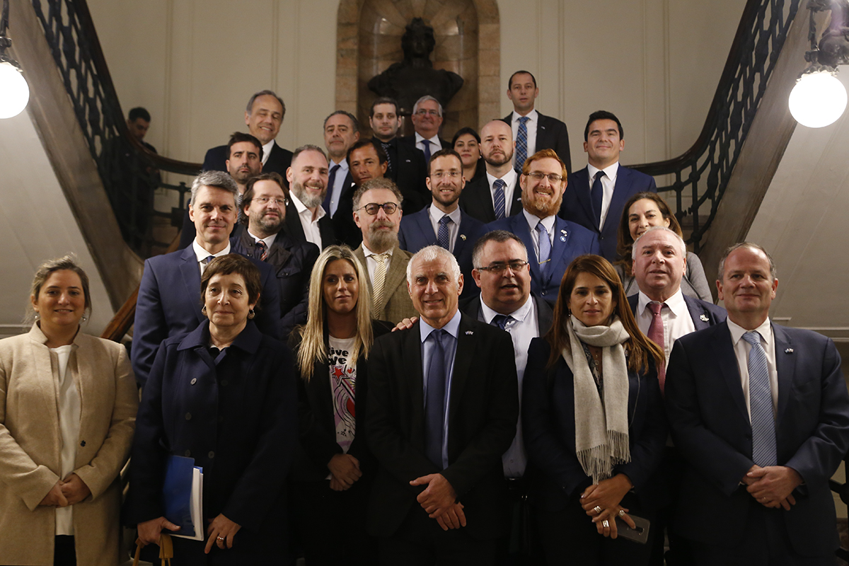 Diputados y Senadores Nacionales recibieron una delegación israelí en el H. Congreso de la Nación