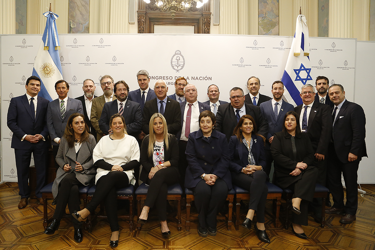 Diputados y Senadores Nacionales recibieron una delegación israelí en el H. Congreso de la Nación