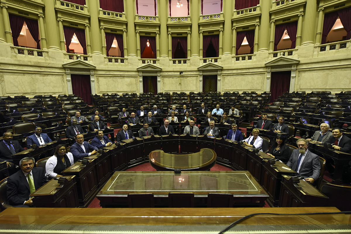 Se realizaron dos jornadas de trabajo de Parlatino en el Senado y la Cámara de Diputados