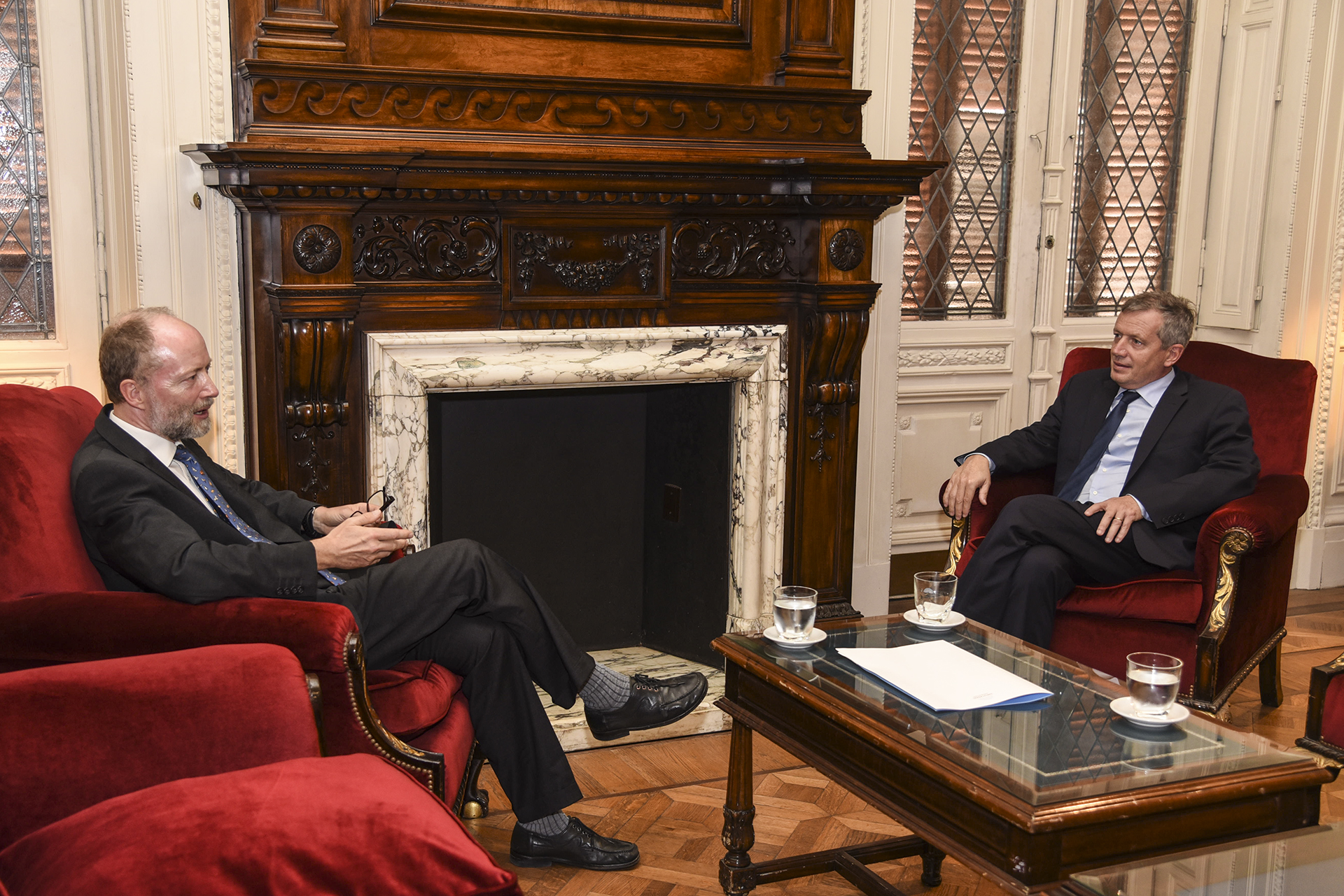 El Embajador danés en el país se reunió con el Presidente de la H. Cámara de Diputados de la Nación