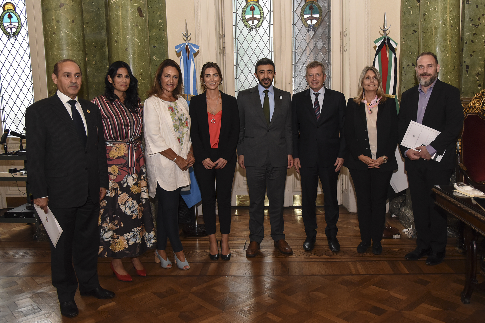 Emilio Monzó recibió al Canciller de Emiratos Árabes Unidos para afianzar lazos de cooperación