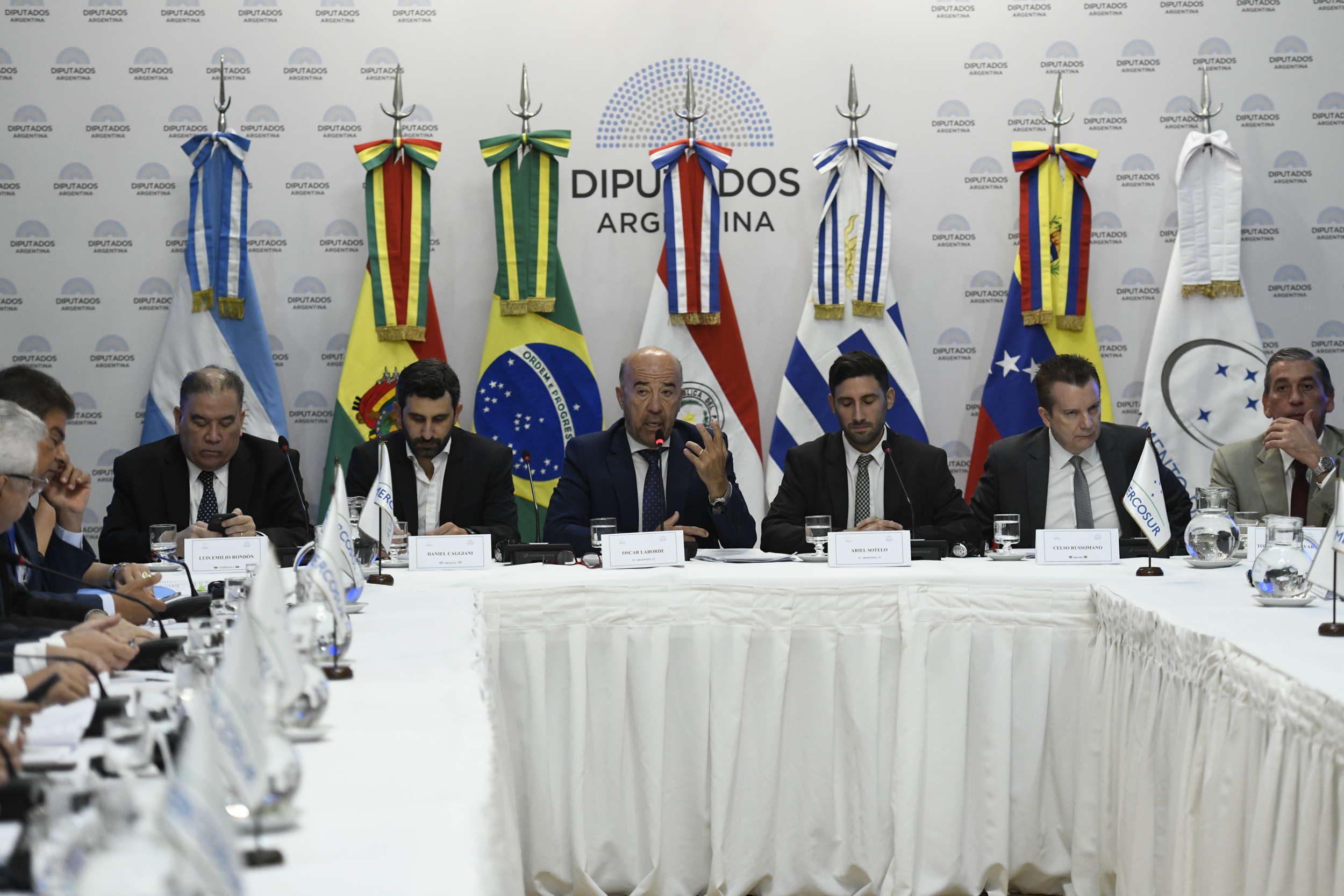 La mesa directiva del Parlamento del Mercosur se reunió en la Cámara de Diputados