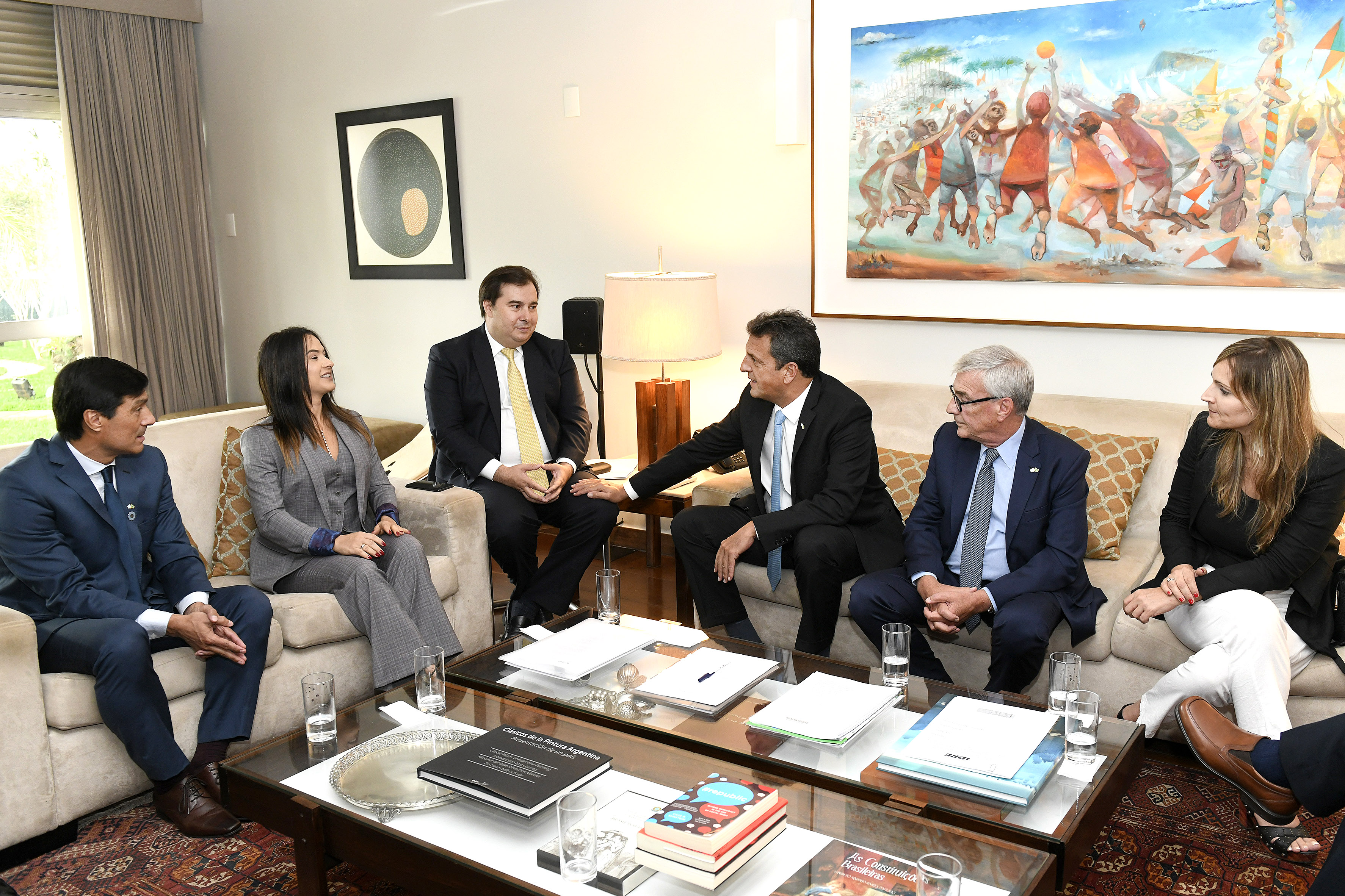 Parlamentarios argentinos se reunieron con Bolsonaro y legisladores brasileños