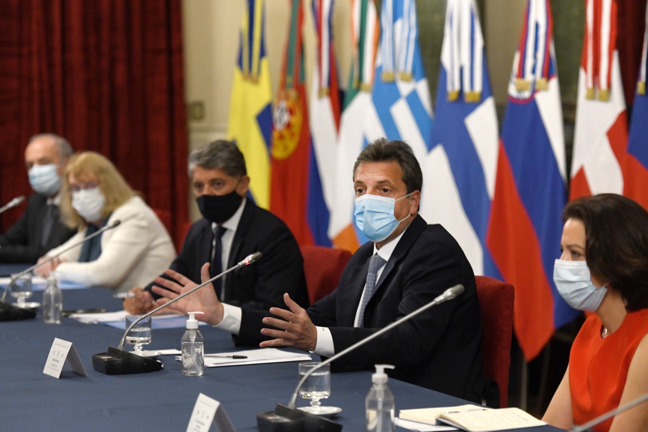 Sergio Massa recibió en Diputados a Embajadores y Embajadoras de la Unión Europea