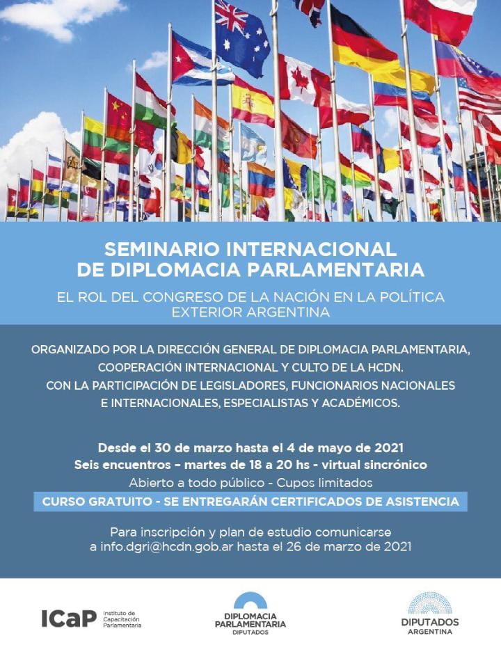 Seminario Internacional de Diplomacia Parlamentaria: 