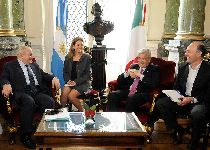 Se realizó un encuentro bilateral con el Vicecanciller italiano