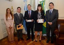 Funcionario de la Embajada brasileña se reunió con el Director General de Relaciones Internacionales