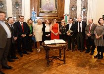Ministra italiana visitó la H. Cámara de Diputados de la Nación