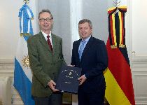 Monzó recibió la visita del Embajador alemán