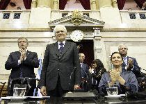 Visita del Presidente de Italia al Congreso de la Nación