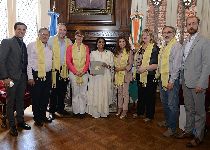 Médica ayurveda india visitó la Honorable Cámara de Diputados de la Nación
