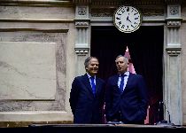 El Presidente de la H. Cámara de Diputados, Emilio Monzó, recibió al Canciller de la República Italiana