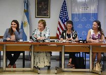 La HCDN dialogó con una referente estadounidense sobre los derechos de la mujer
