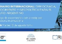 SEMINARIO INTERNACIONAL SOBRE DEMOCRACIA, CONOCIMIENTO Y GEOPOLÍTICA PARA EL FUTURO ARGENTINO