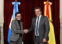 Sergio Massa recibió a la embajadora de España para dialogar sobre la agenda bilateral de cooperación parlamentaria, económica y política